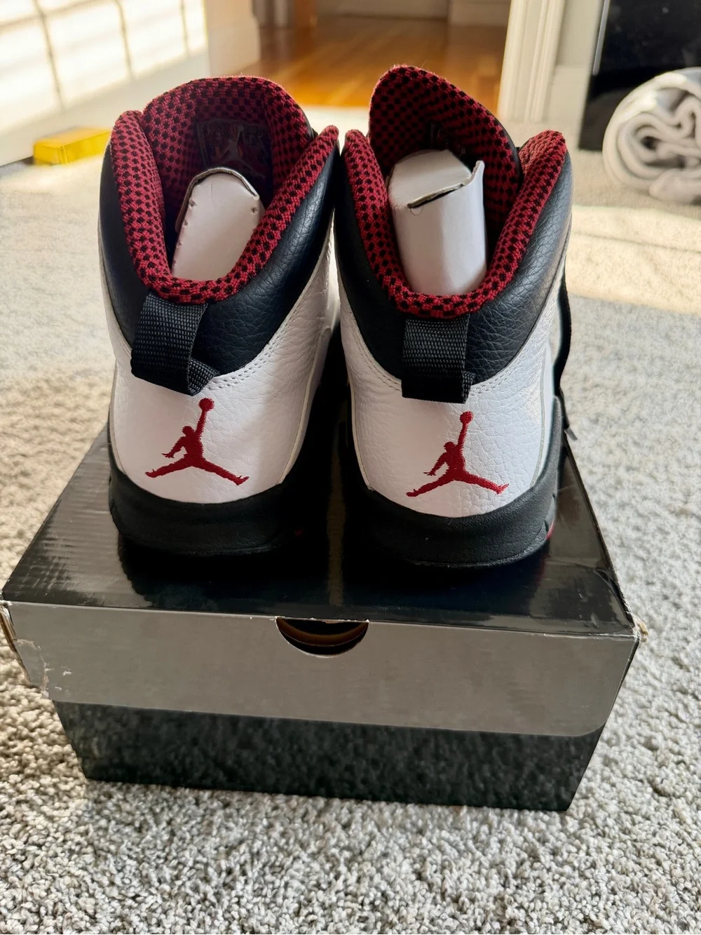 Air Jordan Retro 10 White/Black/Red